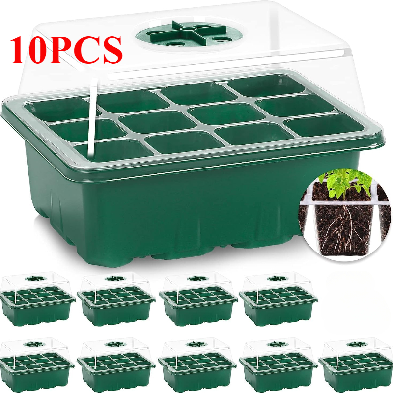 Dome Propagation Kit - 10 buah Kit pemula benih nampan