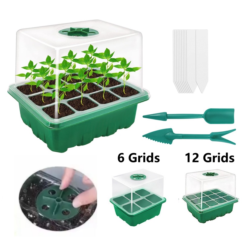 Dome Propagation Kit - Baki Semai Benih Mini Greenhouse Kit