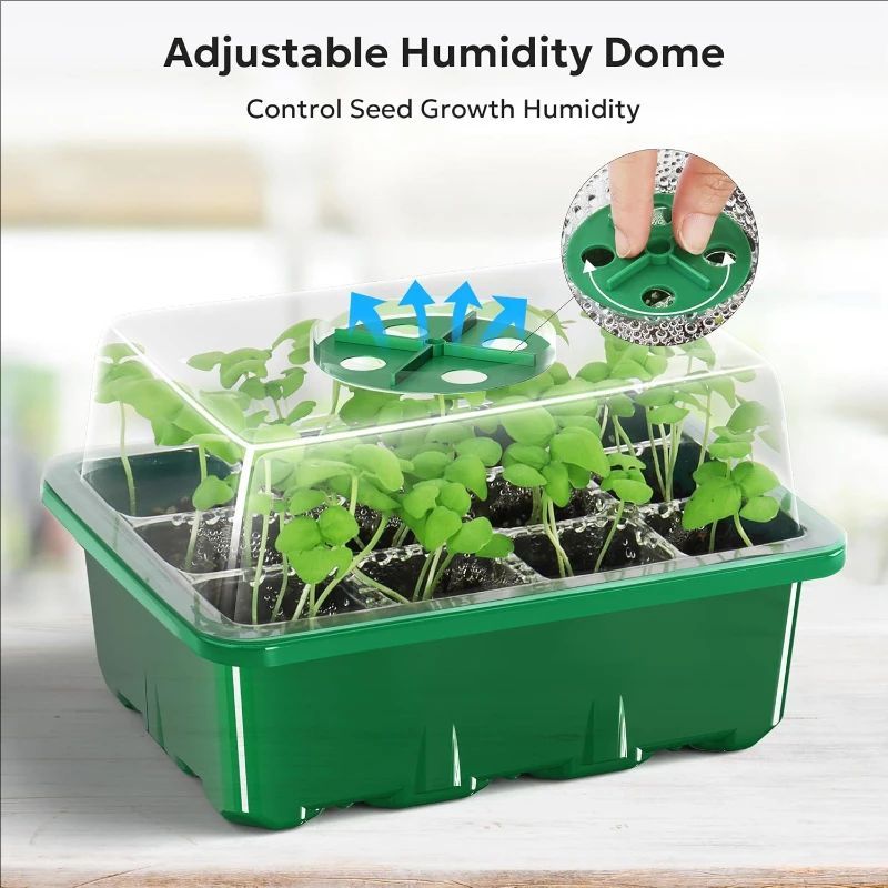 Dome Propagation Kit - 10pcs/5pcs Baki Semai Kit Pembenihan Mini