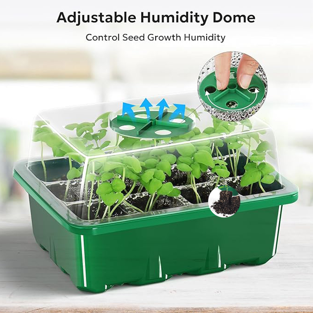 Dome Propagation Kit - 10pcs/set Baki Bibit Kit Pembibitan Mini