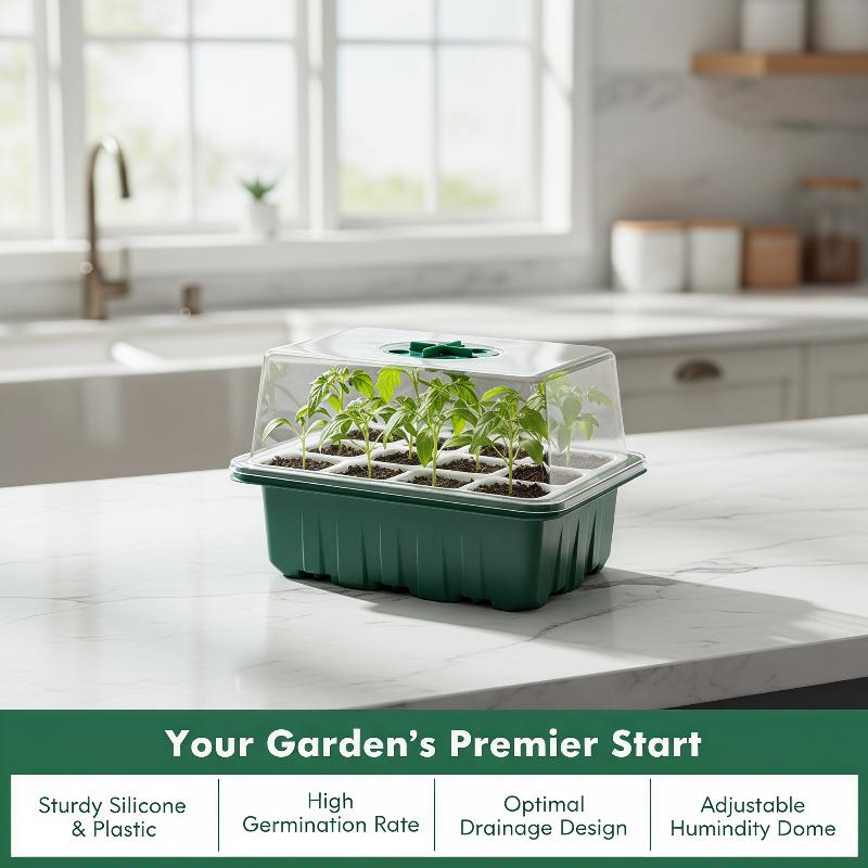 1Set Kit Germinasi Rumah Kaca  - Dome Propagation Kit ulasan dan harga
