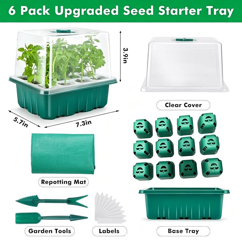 1Set Kit Germinasi Rumah Kaca  - Dome Propagation Kit ulasan dan harga