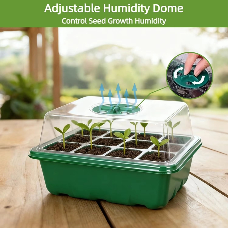 Baki Semai Benih Mini Greenhou - Dome Propagation Kit ulasan dan harga